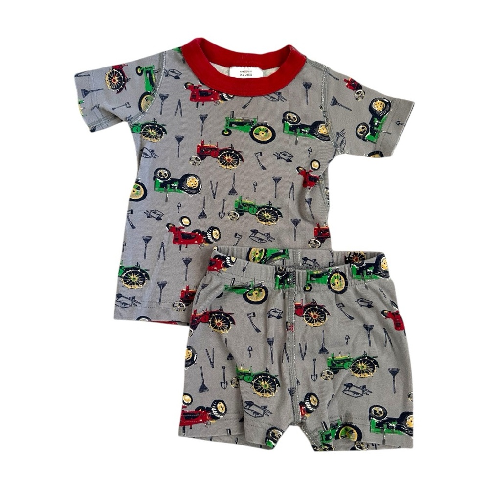 Hanna Andersson Tractor Pajamas | 80